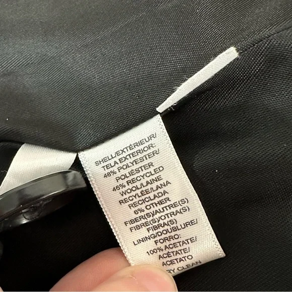 Women’s Ann Taylor Loft Winter Jacket Peacoat Charcoal Gray Sz M - Picture 5 of 15